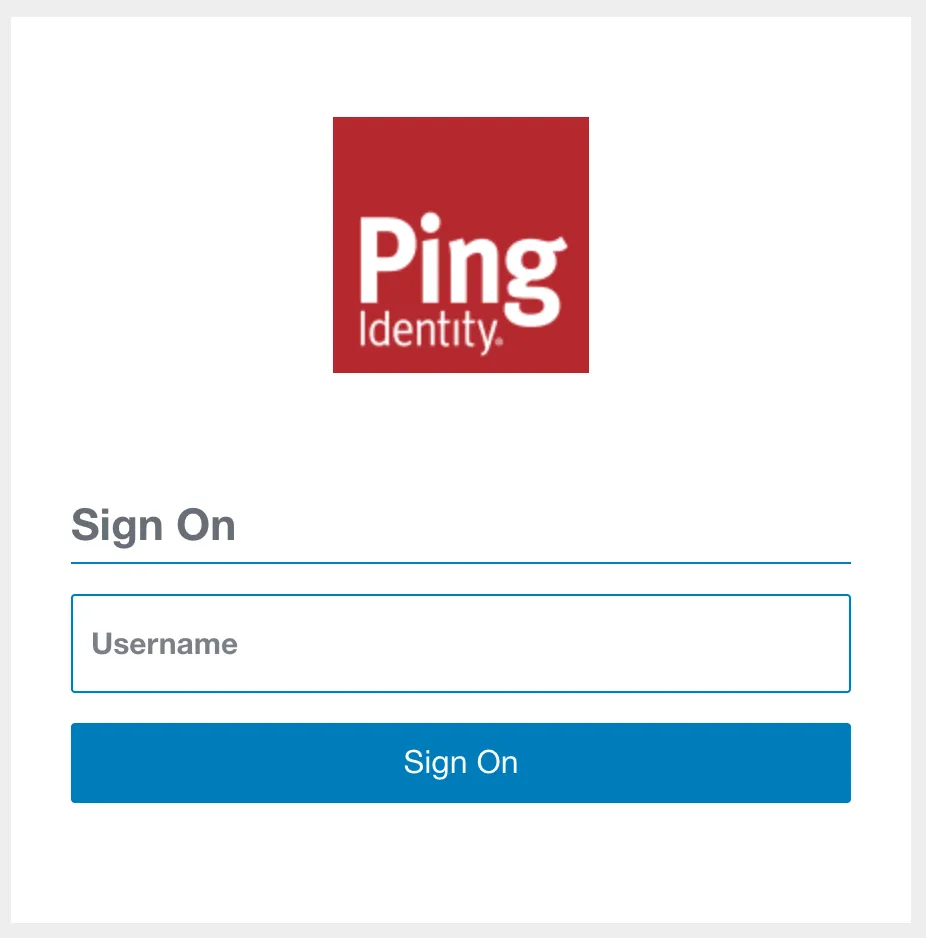 A screenshot of the rendered flow in which the username is presented as an input