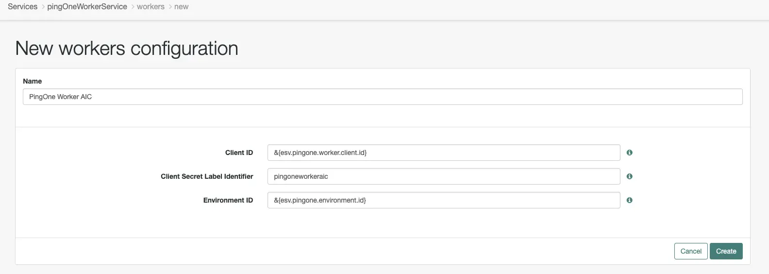 Secondary Configuration with ESVs