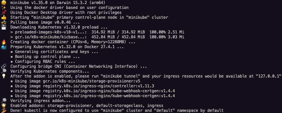 minikubeStartOutput